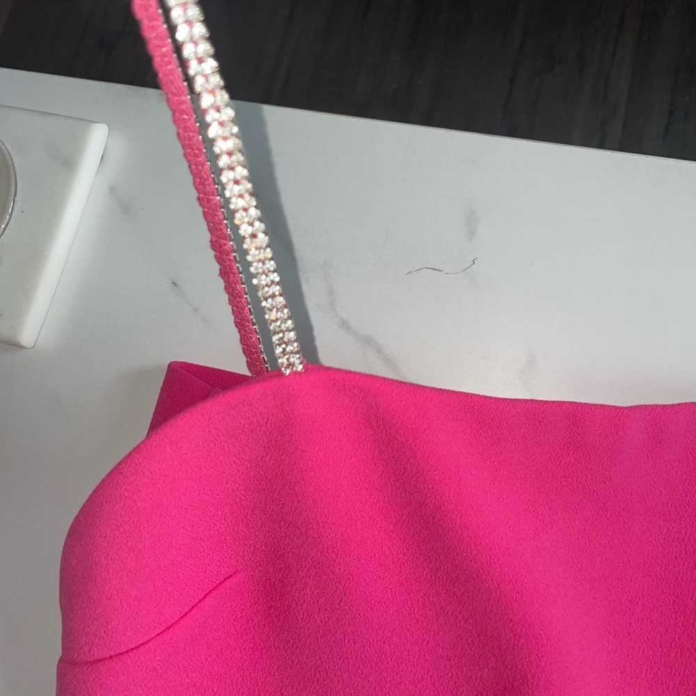 Revolve NBD Hollywood & Vine Mini Fuchsia Pink Embellished Dress - Picture 13 of 15